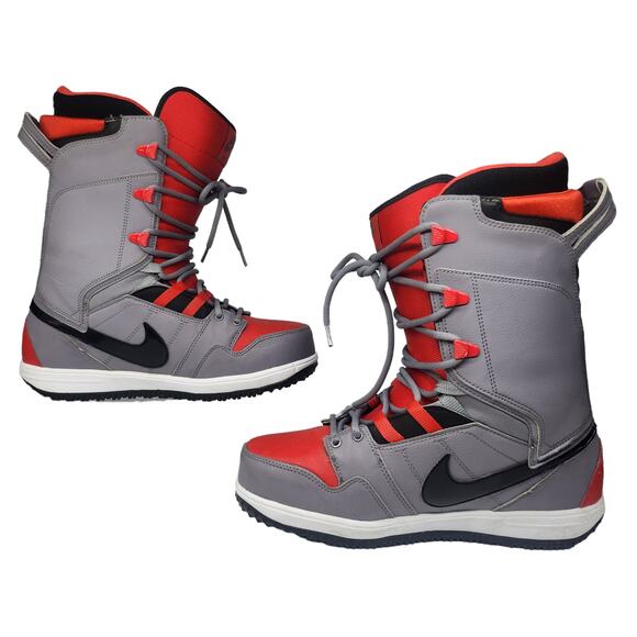 Nike SB Vapen Snowboard Boots Mens 10 Gray Red Black White Winter main image 14